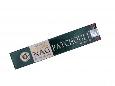 Patchouli Golden Nag - Premium Räucherstäbchen - Vijayshree
